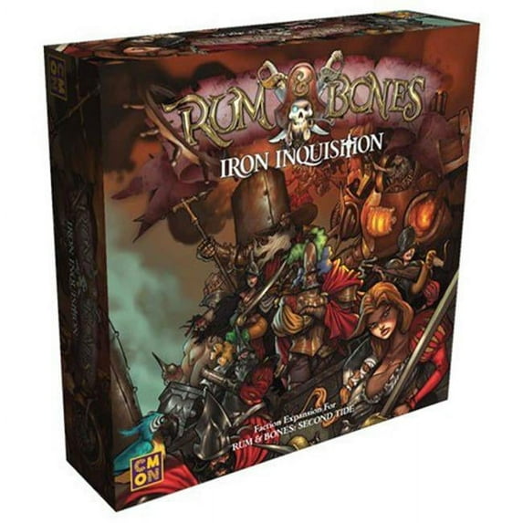 Iron Inquisition Rum And Bones Second Tide Expansion Board Game Cool Mini Or Not