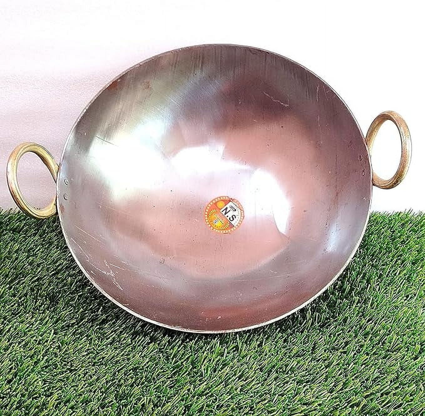 Iron Kadhai Deep Bottom Kadai/Fry Pan/Frying Kadhai Handmade Loha