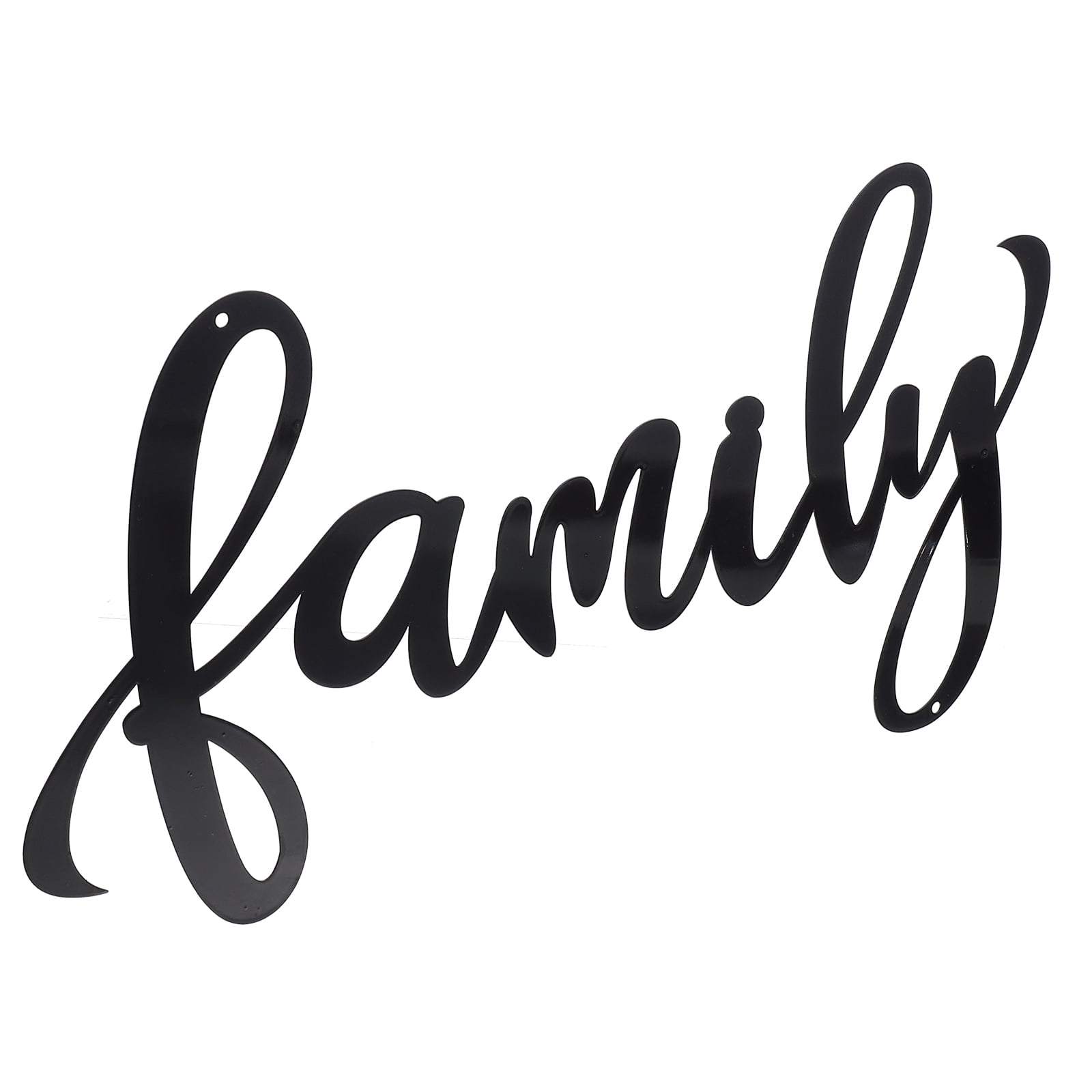 Iron Letter Pendant Home Decor Unique Wall Ornament Family Art Sign