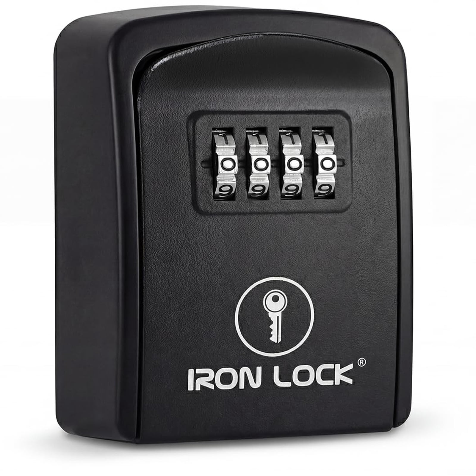 Iron Lock - Small Outdoor Storage Key Lock Box, 4-Digit Combo ...