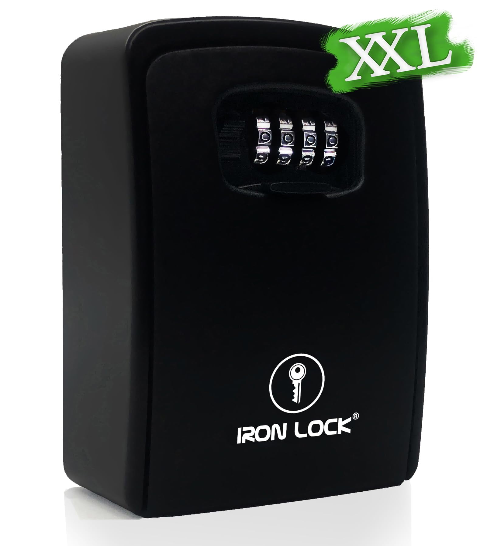Iron Lock® - XXL Key Lock Box Wall Mount Keys 4 Digit Combination with ...