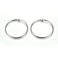 thumbnail image 1 of Iron Loose Leaf Book Binder Hinged Rings Platinum 37~38x2.5mm Inner Diameter: 32~33mm, 1 of 2