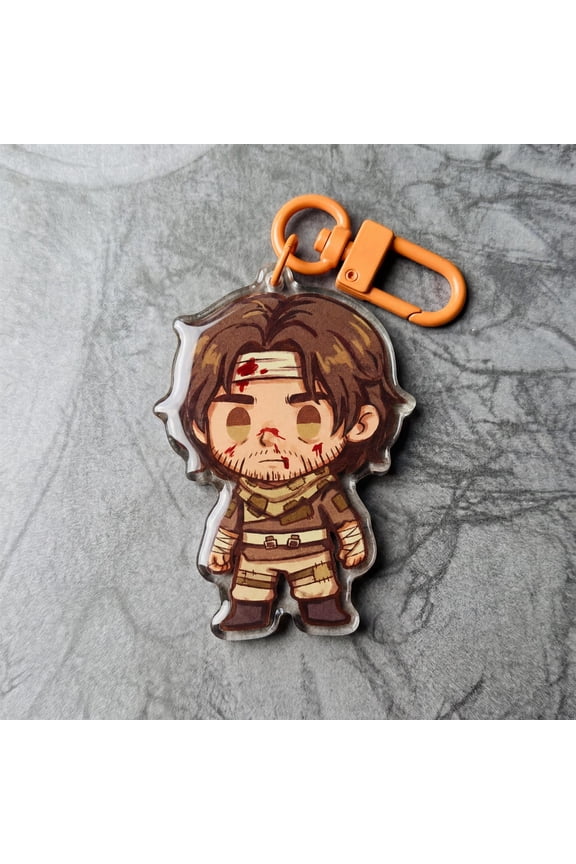 Iron Lung Convict Inspired Keychain, Video Game Keychain Charm (1 keychain)