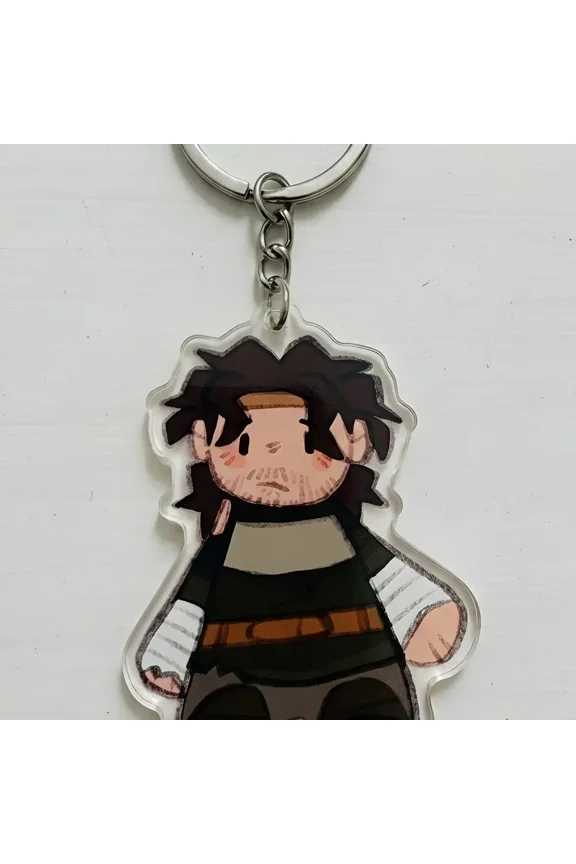 Iron Lung Convict Inspired Keychain, Video Game Keychain Charm