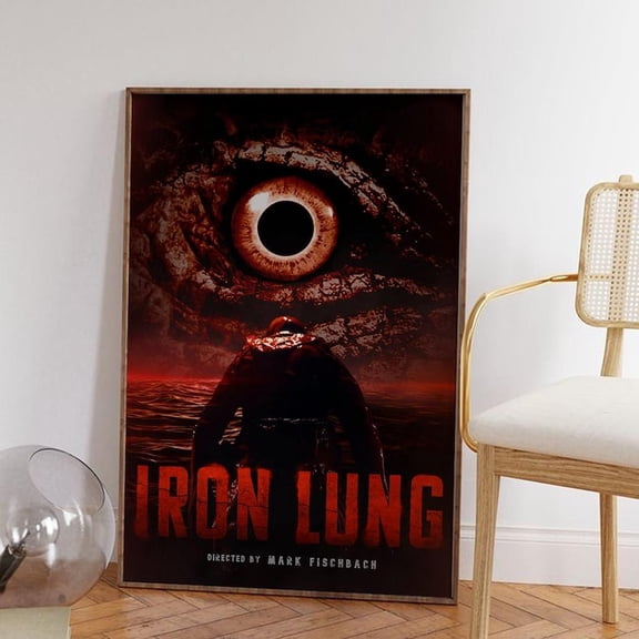 Iron Lung Horror Sci-Fi Movie Poster Markiplier Dark Ocean Eye Thriller Wall Art Print 12x18 UNFRAMED