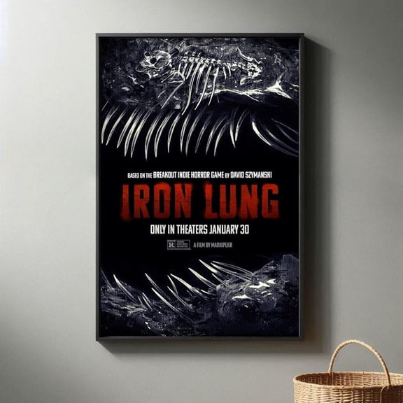 Iron Lung Movie Poster, Wall Art, Unframed Paper Poster 24x36in