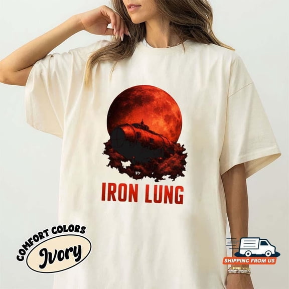 Iron Lung Movie T-Shirt, Markiplier Horror Graphic Tee, Horror Game Comfor Color Shirt, Retro Sci Fi Shirt