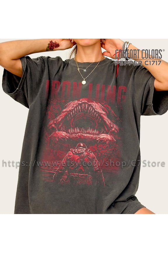 Iron Lung Shirt Retro Horror Game TShirt 1717 Pepper Tee Indie Game Merch Blood Ocean Subm