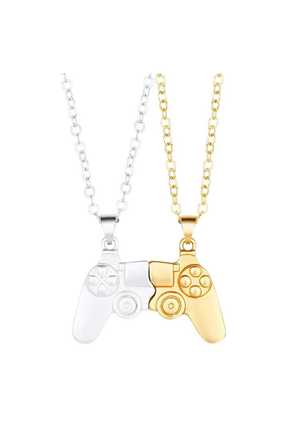 Iron Magnet Couple Necklace Personalized Valentine Gift, Adjustable Chain Romantic Jewelry for Men Women, Fashionable Matching Pair Set