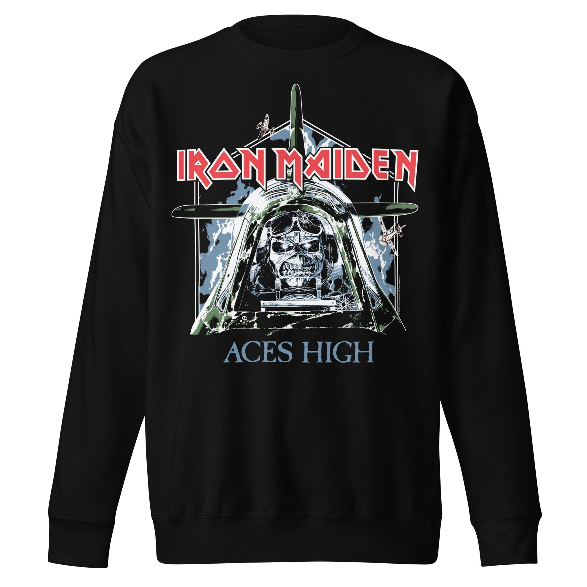 Iron Maiden Aces High Jumbo Print Sweatshirt