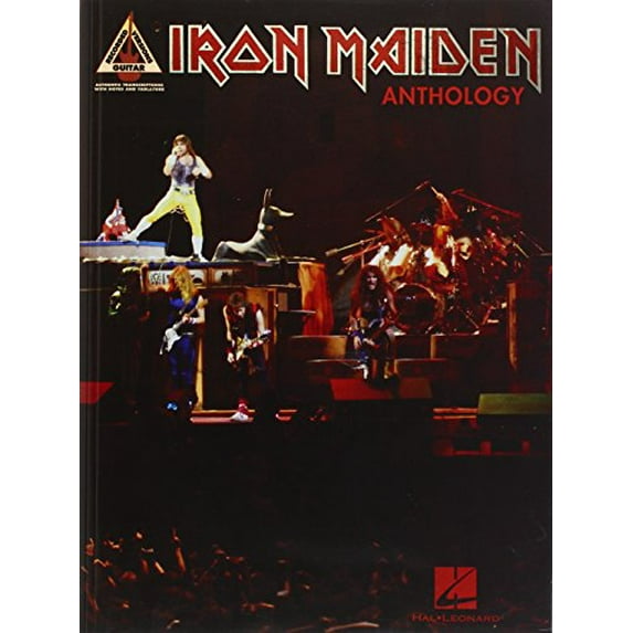 Pre-Owned Iron Maiden Anthology Guitar Tab Guitar Recorded Versions Book Paperback - USED
