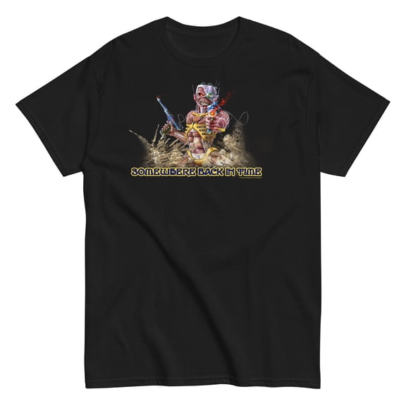 Iron Maiden - Back in Time Unisex T-Shirt - Black - Small