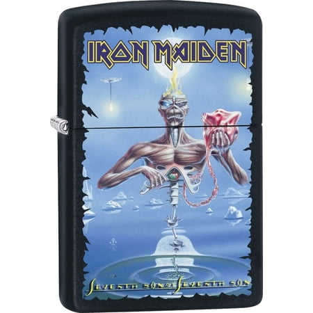 Iron Maiden Black Matte Zippo Lighter