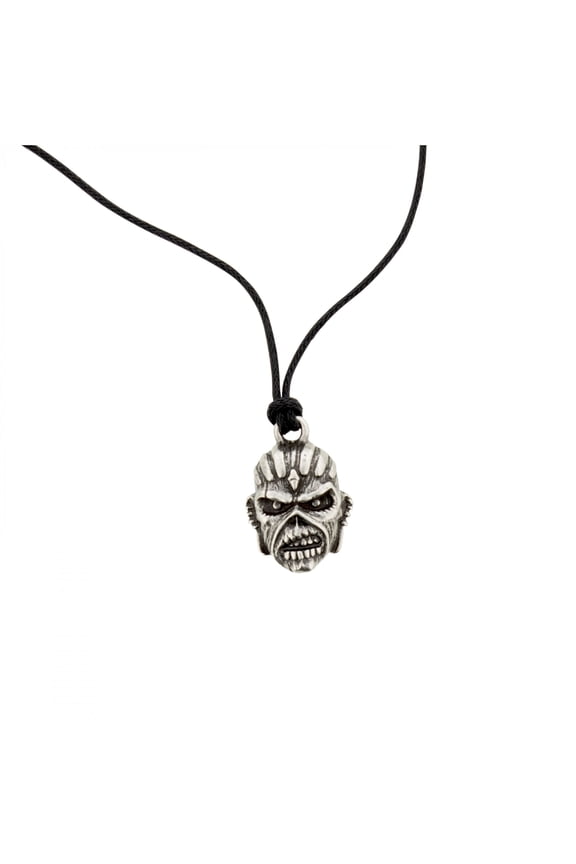 Book Of Souls Pendant Necklace Eddie Pewter Cast Chain