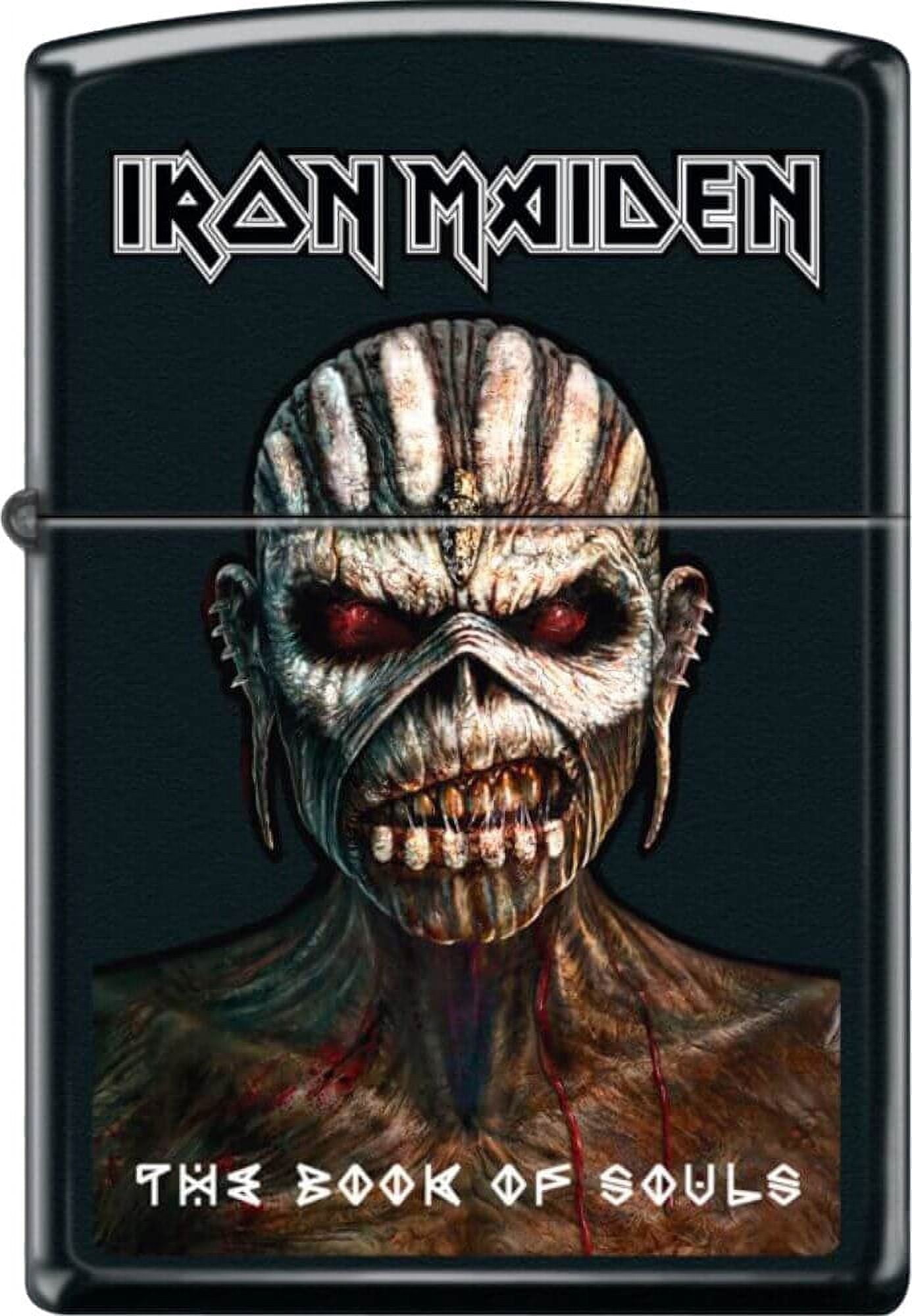 Zippo Windproof Pocket Lighter - Iron Maiden Book of Souls, Black, 1 Piece