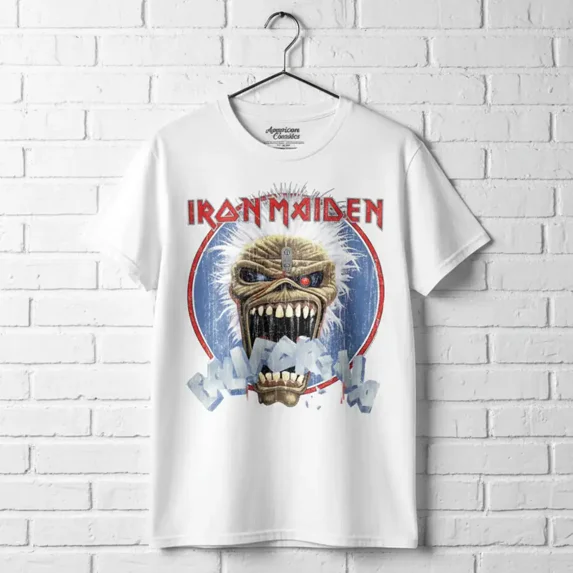 Iron Maiden California Men's T Shirt (White, AdultS)