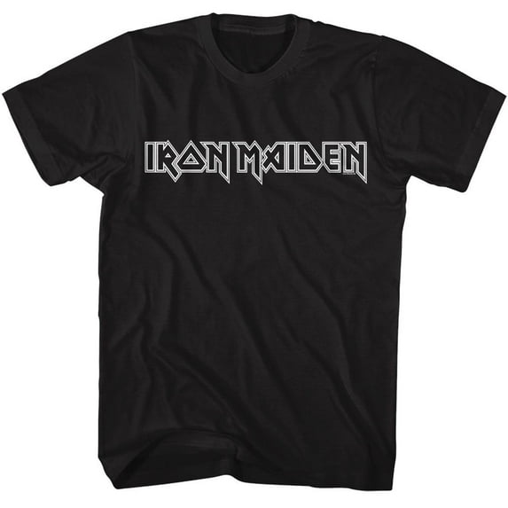 Iron Maiden Classic Logo Men's T Shirt - 2XL, Black