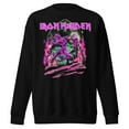 thumbnail image 1 of Iron Maiden Devil's Fight Jumbo Print Unisex Sweatshirt - Black - Small, 1 of 5