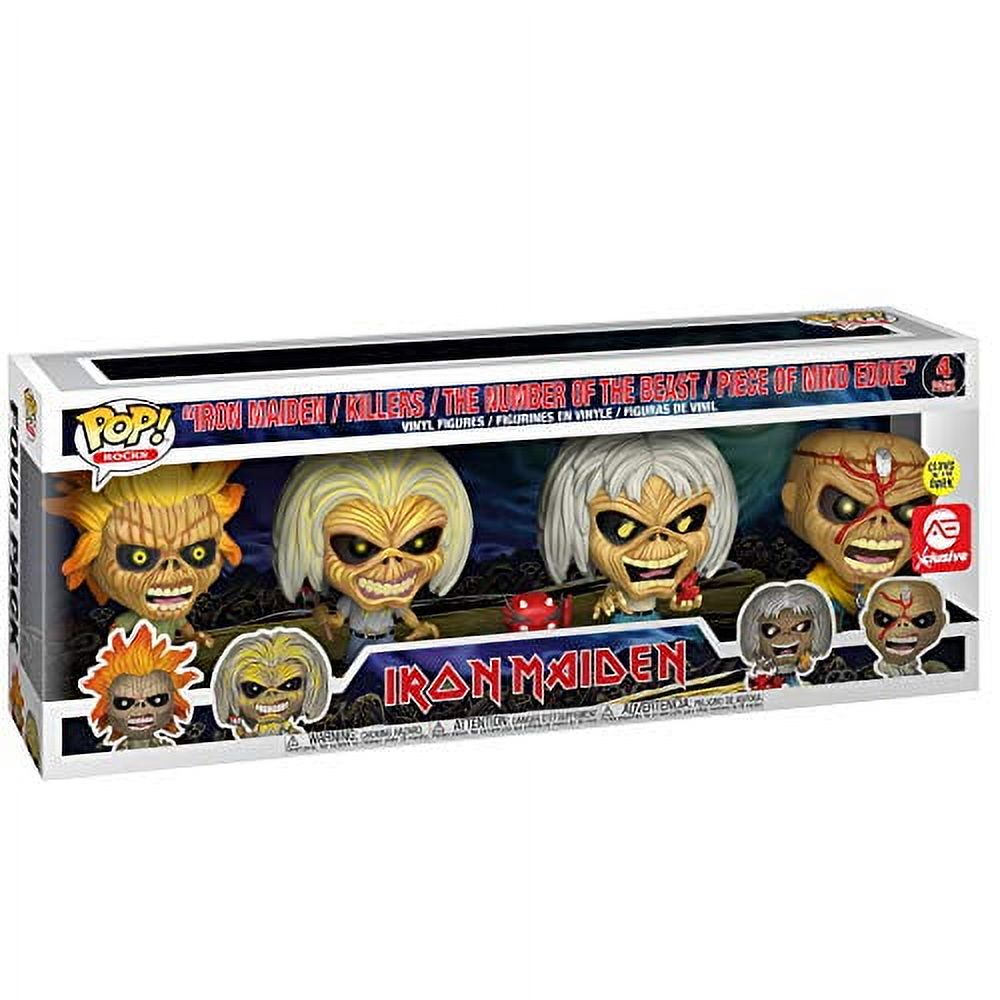 Funko Pop! Rocks Iron Maiden 4 pack Glows in the Dark AE Exclusive