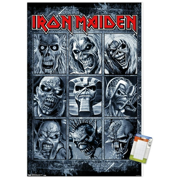 Iron Maiden - Grid Wall Poster, 22.375" x 34"