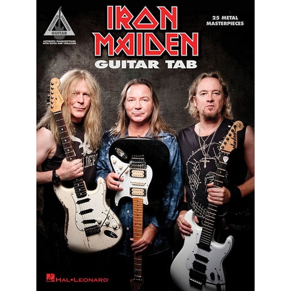 Iron Maiden Guitar Tab Guitar Recorded Versions Note-For-Note Guitar Tab 25 Songs Including the Trooper, Run to the Hill, (Paperback)