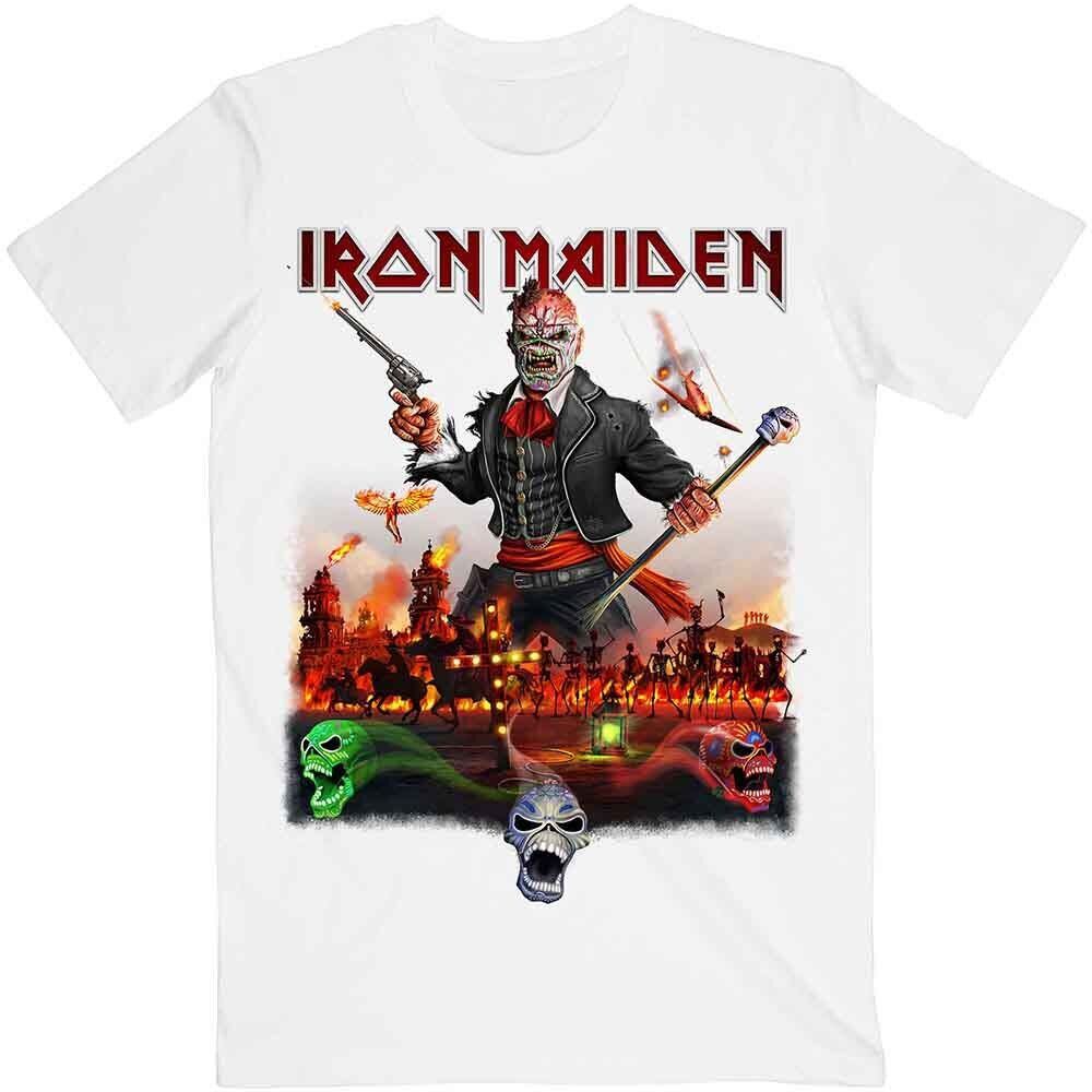 Iron Maiden 'Legacy Of The Beast Live In Mexico City' White T shirt