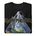 thumbnail image 1 of Iron Maiden - Lightning Jumbo Print Unisex Sweatshirt - Black - Small, 1 of 6