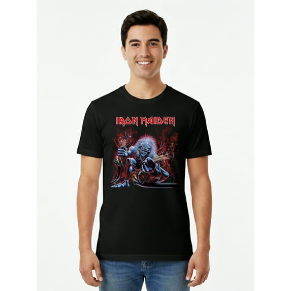 Iron Maiden, Men's & Big Men's Graphic Tee, Live One, Sizes XS-3XL