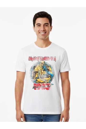 T-Shirt Ufficiale Iron Maiden Logo Per Bambini, 1-14 Anni, Colore Nero, Spedizione Gratuita