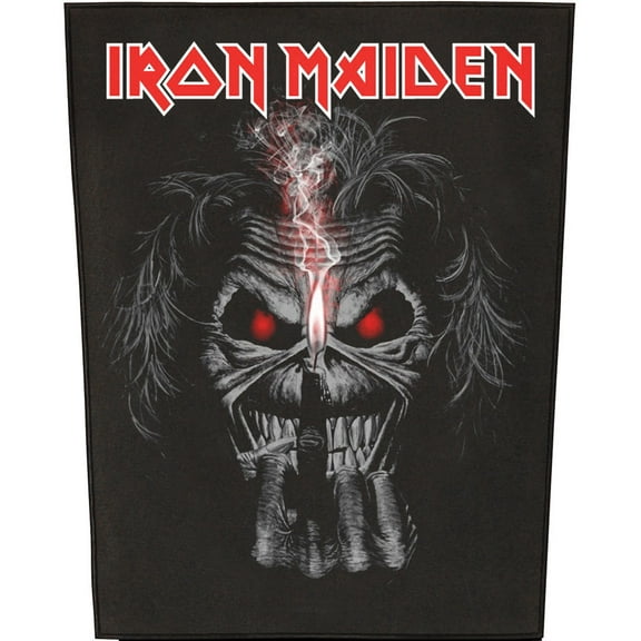 Iron Maiden Eddie Candle Finger Back Patch