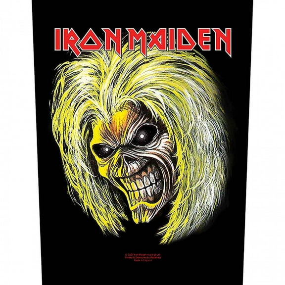 Iron Maiden Men's Killers Eddie Back Patch Black