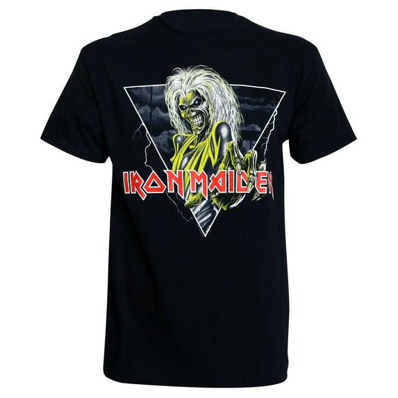 Iron Maiden Men's Killers Triangle T-Shirt Black X-Large