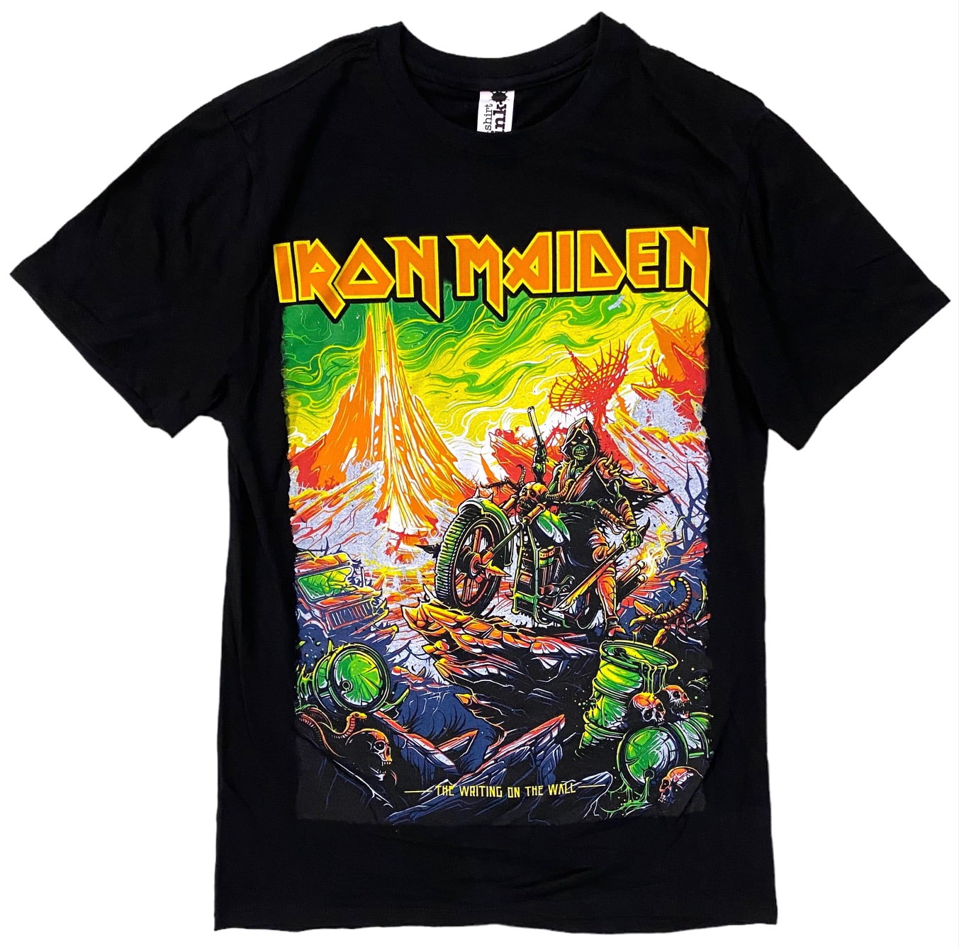 Iron Maiden Men's Legacy Of The Beast World Tour 2022 Double Side Graphic  Tee T-Shirt (Small, Style 2)