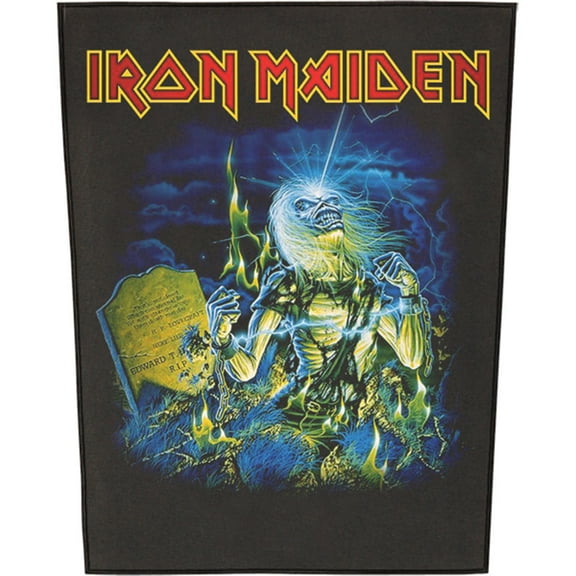 Iron Maiden Men's Live After Death Back Patch Black