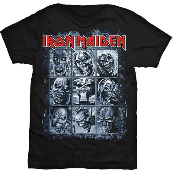Iron Maiden Men's Nine Eddies T-shirt XX-Large Black