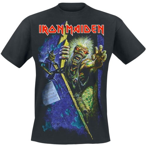 Iron Maiden Men's No Prayer T-shirt Small Black