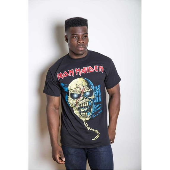 Iron Maiden Men's Piece Of Mind Skull T-shirt Small Black