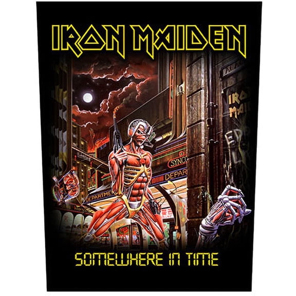 Iron Maiden Somewhere In Time Band Logo Back Patch