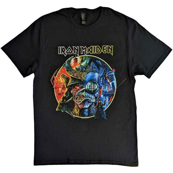 Iron Maiden Men's The Future Past Tour '23 Circle T-Shirt XX-Large | Officially Licensed Merchandise