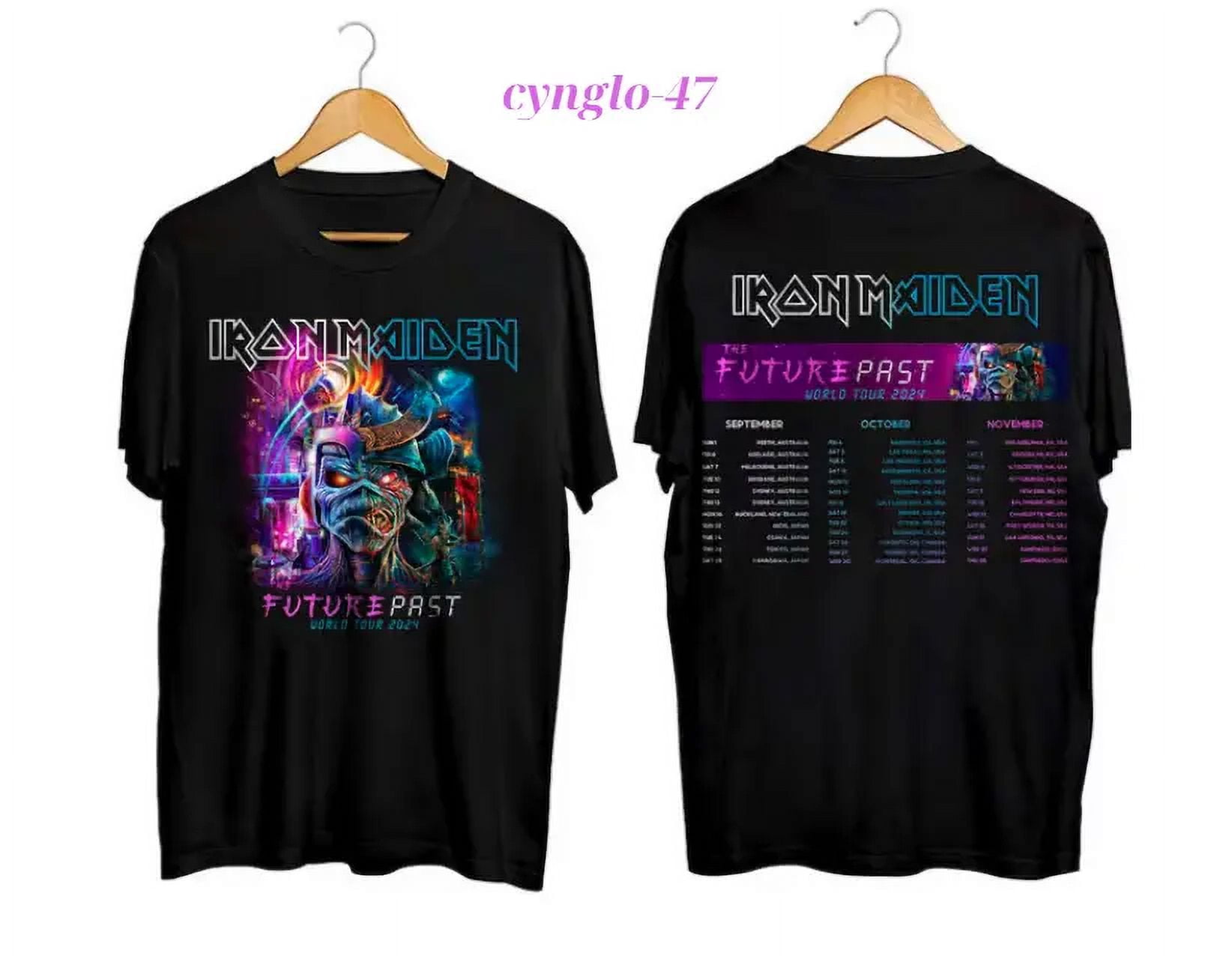 Iron Maiden Music Band Shirt, The Future Past World Tour 2025 Gift For