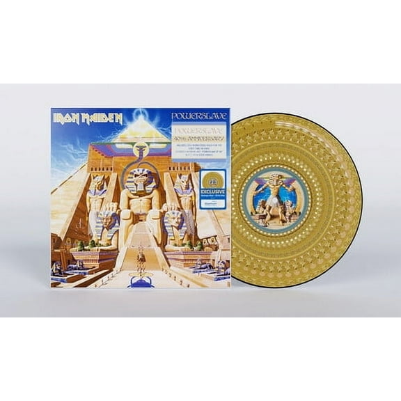 Iron Maiden - Powerslave (40th Anniversary Edition (Walmart Exclusive) Zoetrope Vinyl & 3D art Print