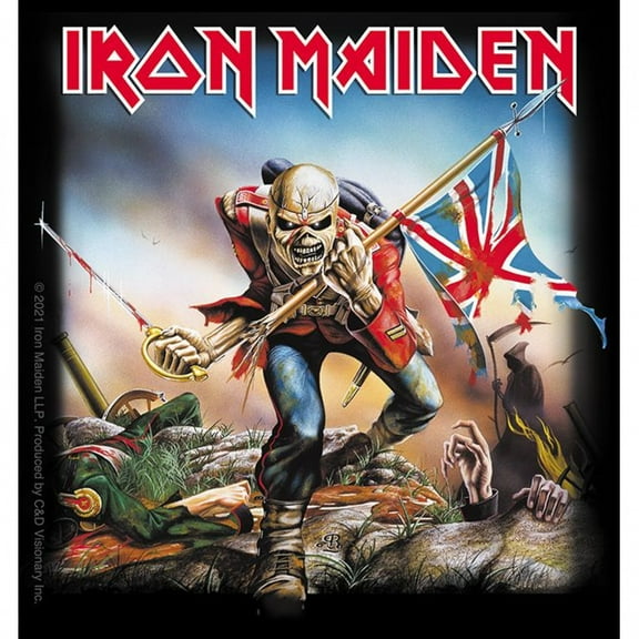 Iron Maiden Raising Hell 4x4.25 Sticker