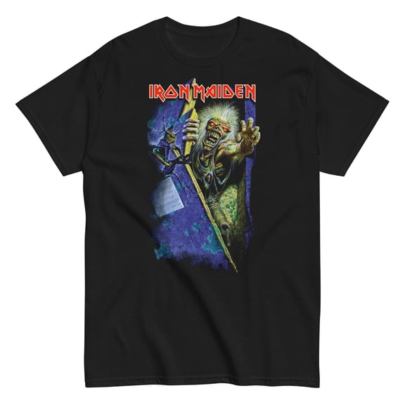 Iron Maiden - Reaching Eddie Unisex T-Shirt - Black - Small