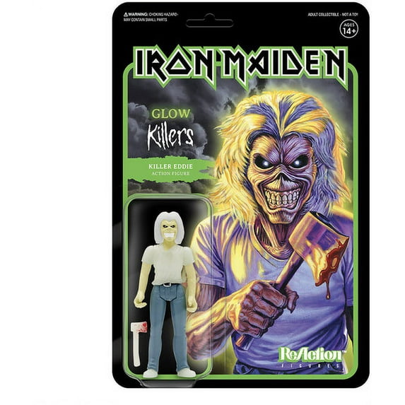 Super7 Iron Maiden Reaction Figure (Glow) (AE Exclusive) - Select Figure(s)