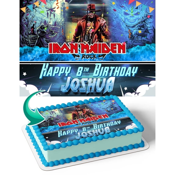 Personalised Iron Maiden Greeting Card - For Birthday Or Any Occasion, Includes Envelope 3 thumbnail image
