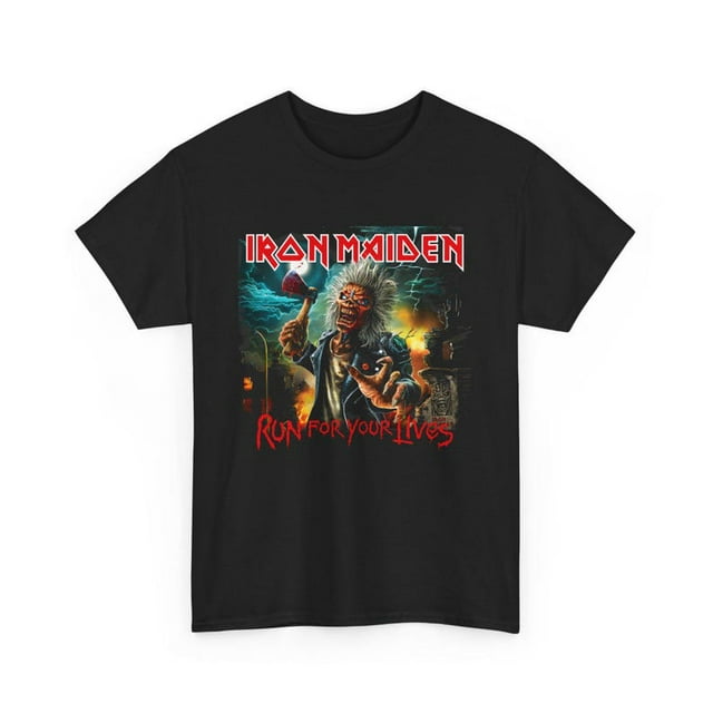 Iron Maiden Run For Your Lives World Tour 2025 Shirt S5XL Perfect for