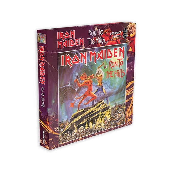 RockSaws - Iron Maiden Run to The Hills (500 Piece Jigsaw Puzzle)