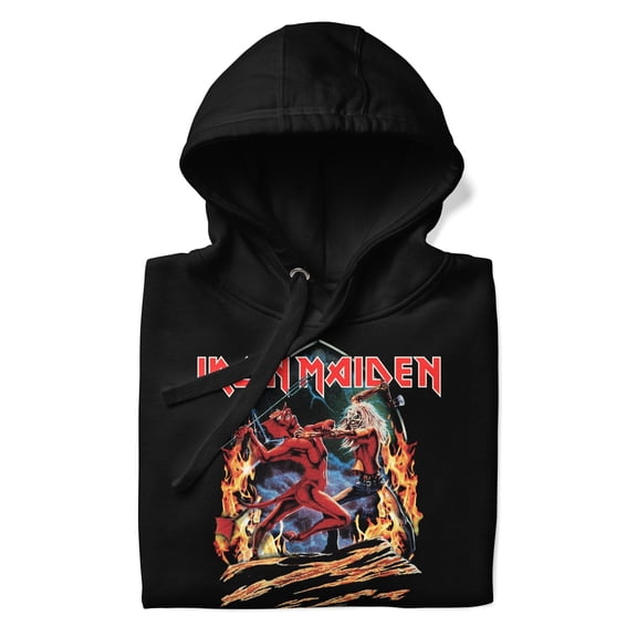 Iron Maiden - Run To The Hills Classic Unisex Hoodie - Black - Small