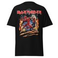 thumbnail image 1 of Iron Maiden - Run To The Hills Jumbo Print Unisex T-Shirt - Black - Small, 1 of 1