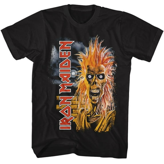 Iron Maiden Self-Titled Album Men's T Shirt - 5XL, Black